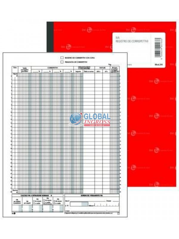 REGISTRO CORRISPETTIVI 2copie art.0100435