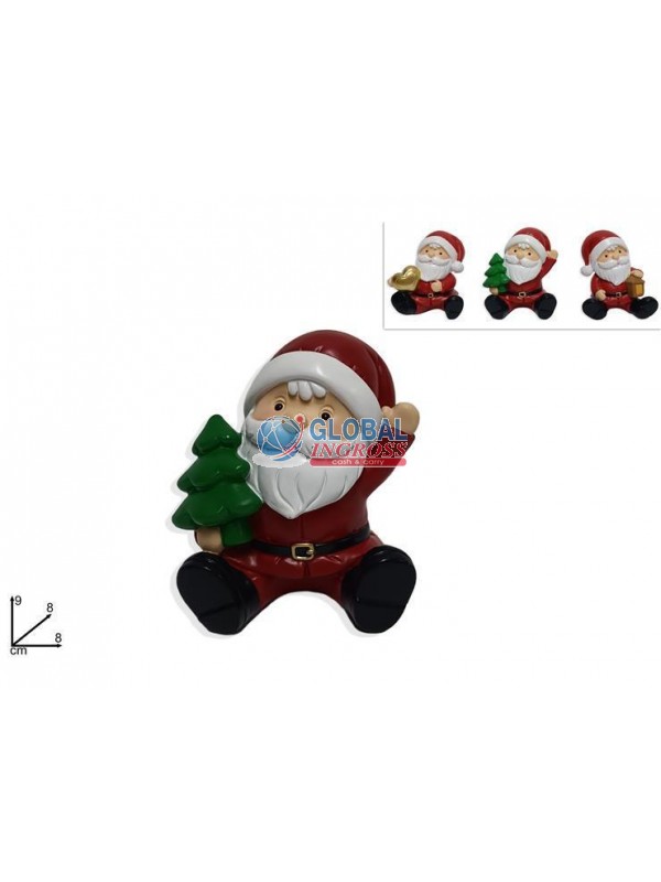 BABBO NATALE SEDUTO 9cm