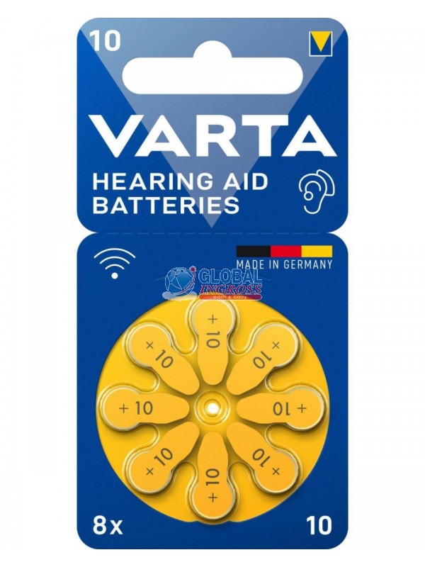 VARTA ACUSTICA 10 new GIALLO 8pz