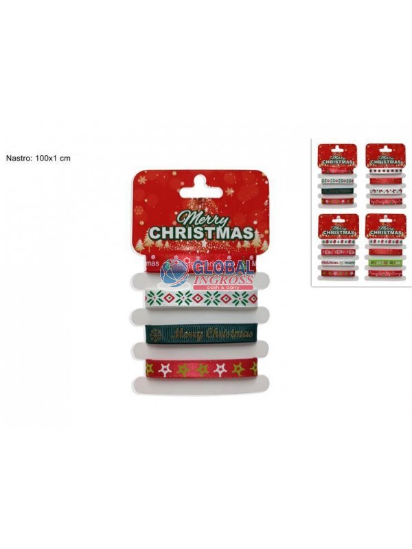 NASTRINI NATALE cm1x1mt