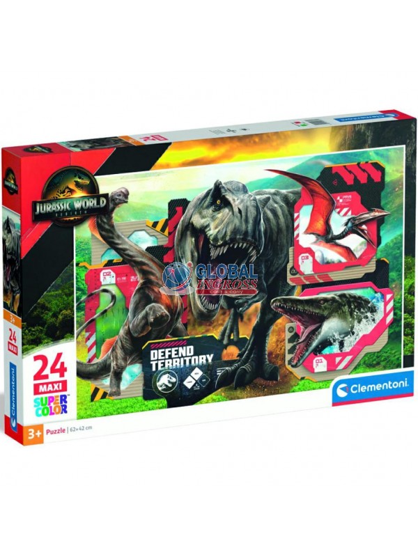 PUZZLE MAXI 24 JURASSICWORLD