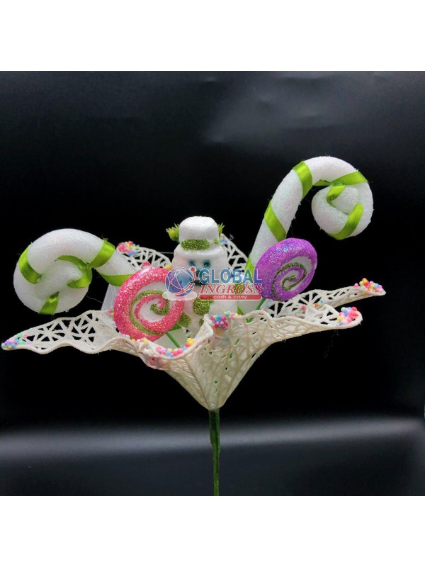 SPILLONE FIORI E CANDITI 40cm