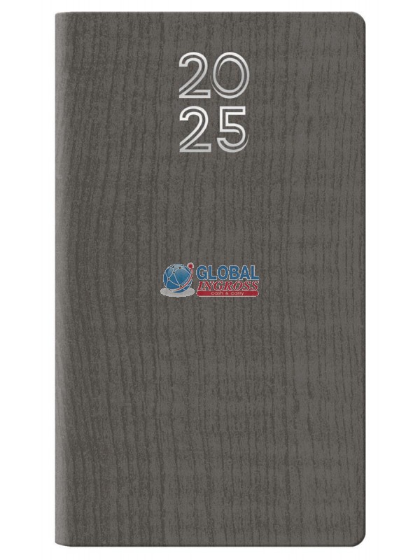 AGENDA 2025 8x14 VERTIGO GRIGIO SETTIMANALE VERT.