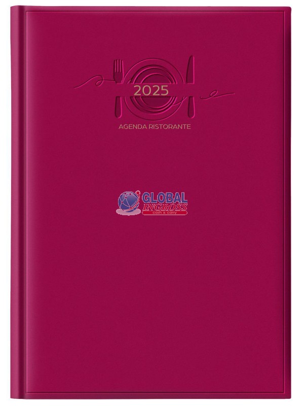 AGENDA 2025 RISTORANTE A4 MADRID ROSSO DAILY