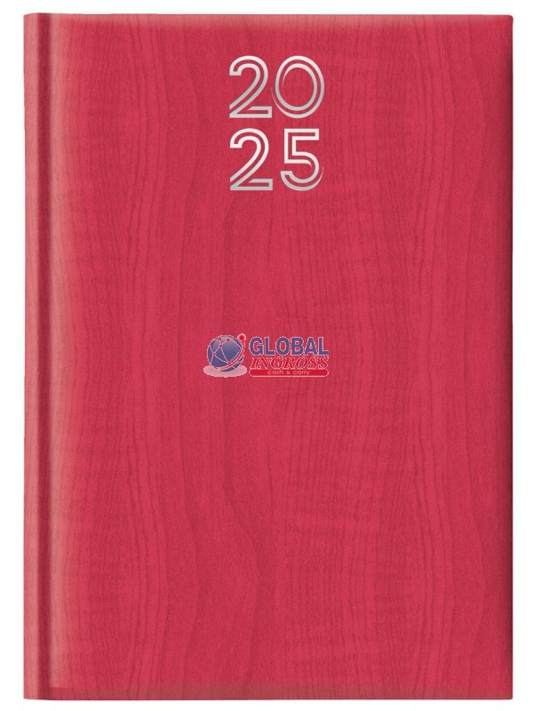 AGENDA 2025 A5 VERTIGO ROSSO GIORNALIERA S/D