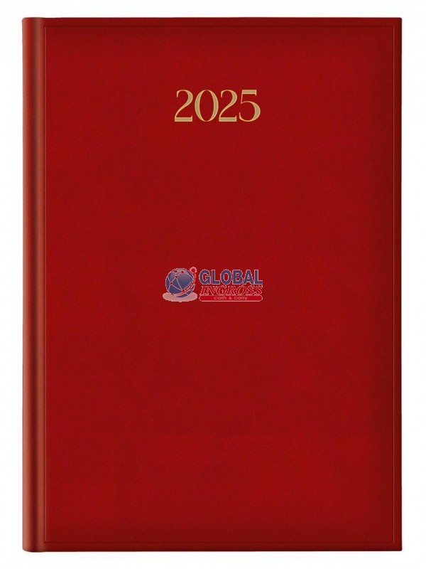 AGENDA 2025 A4 MADRID ROSSO GIORNALIERA