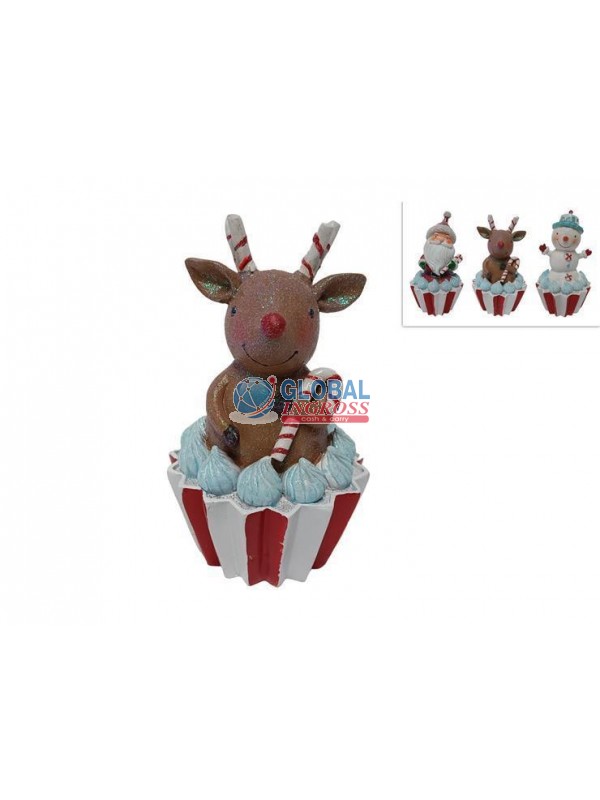 DOLCETTO C/SOGGETTI NATALE ROSSO/BIANCO