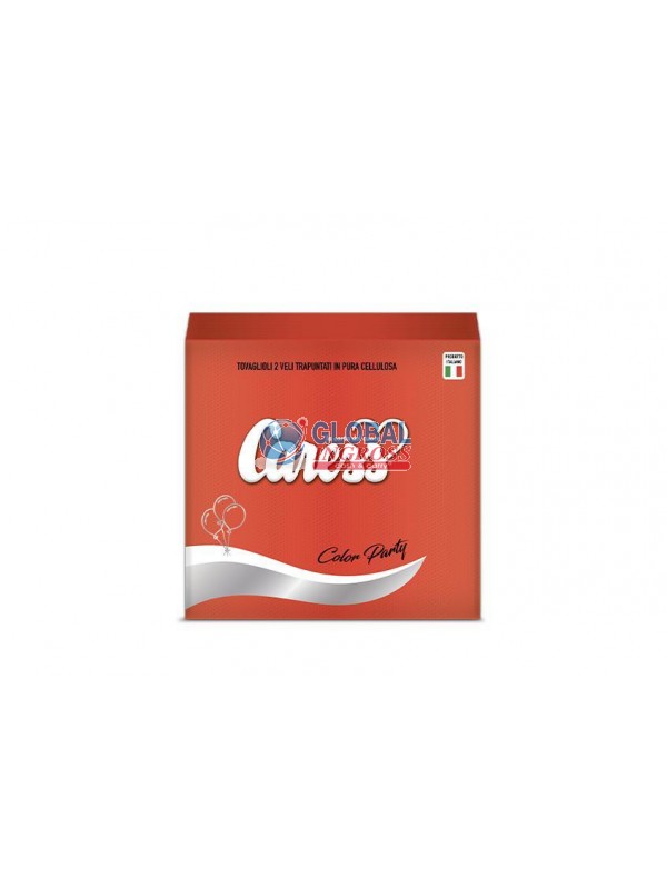 TOVAGLIOLI COLOR ROSSO 33x33 NEW