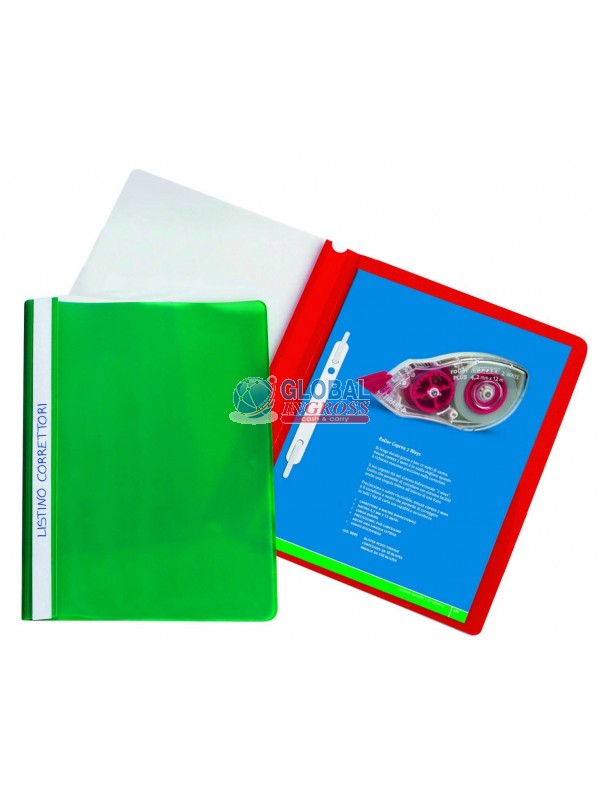 CARTELLINA C/PRESSINO ROSSO