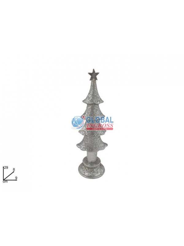 ALBERO DECORATIVO 29cm SILVER