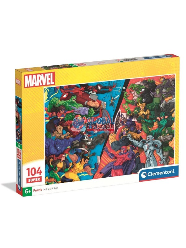 PUZZLE 104 MARVEL HEROES vs VILLAINS
