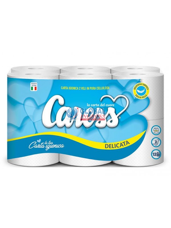 CARTA IGIENICA 12 RT DELICATA 2 VELI