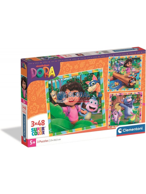 PUZZLE 3x48 DORA THE EXPLORER