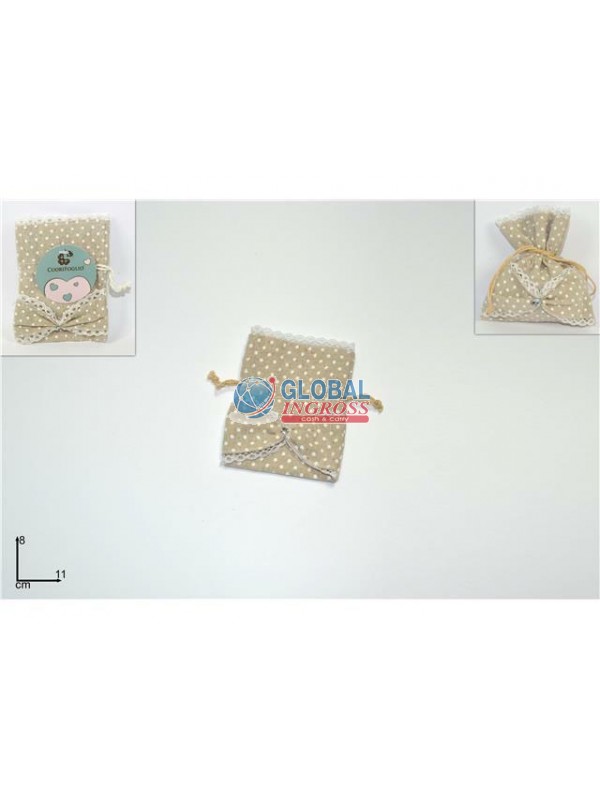 SACCHETTO C/FIOCCO E STRASS