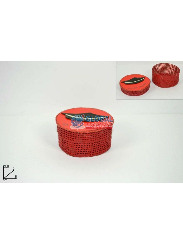 COFANETTO LAUREA JUTA ROSSO
