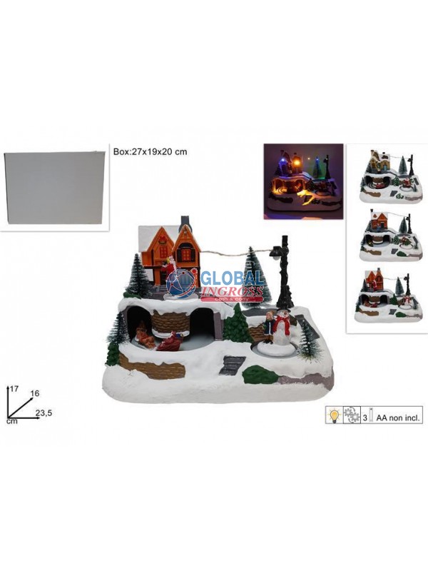 GIOSTRINA PISTA PATTINAGGIO C/MOVIMENTO ASS.