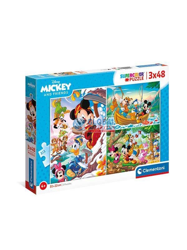 PUZZLE 3x48 MICKEY AND FRIENDS.