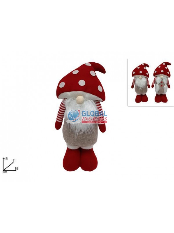 GNOMO 45cm C/CAPPELLO FUNGO