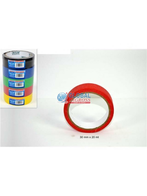 NASTRO CARTA GOMMATO COLOR mm30x20mt