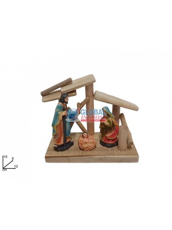 CAPANNA C/NATIVITA' DOPPIO TETTO