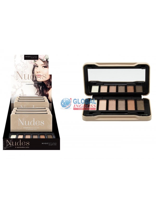 PALETTE MAGIC STUDIO NUDES COMPACT CASE 6 COLORS