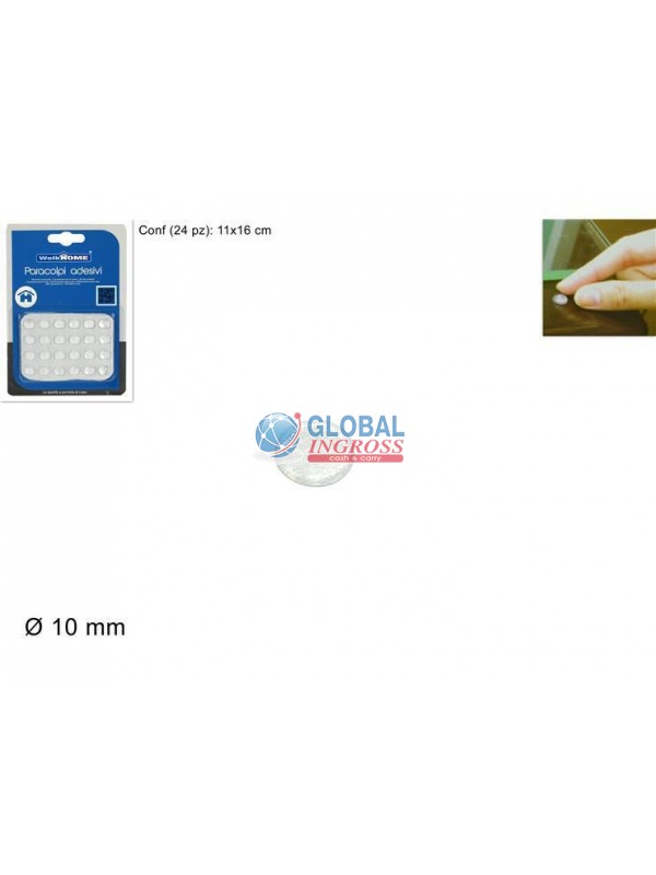 GOMMINI ADESIVI PARACOLPI TRASPARENTI