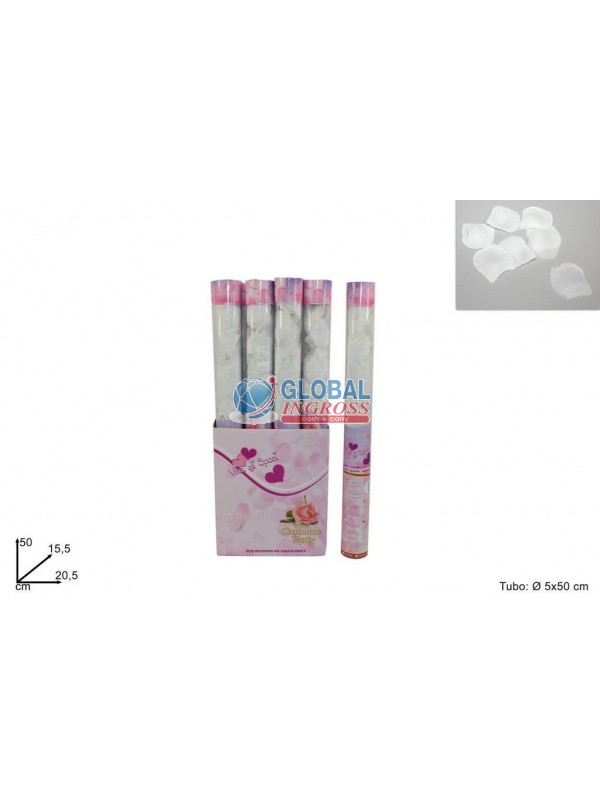 CANNONE PETALI BIANCHI 50cm.