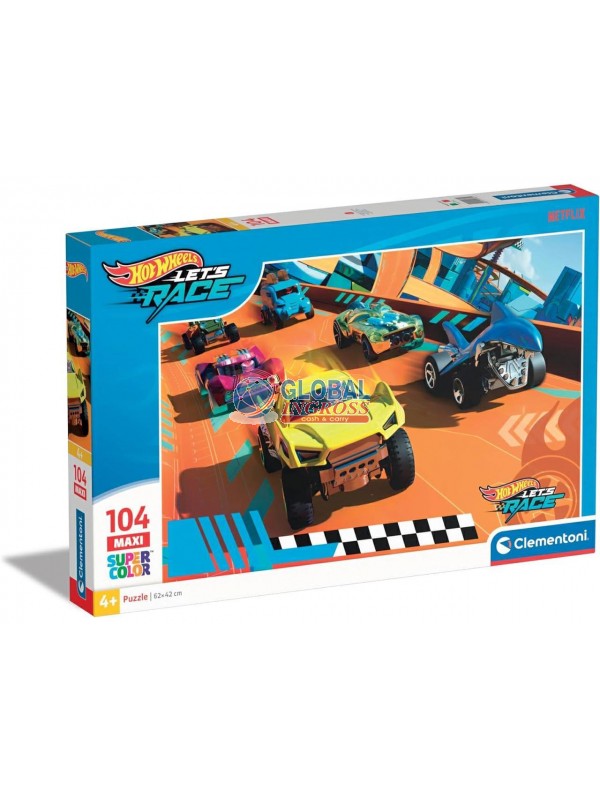 PUZZLE MAXI 104 HOT WHEELS