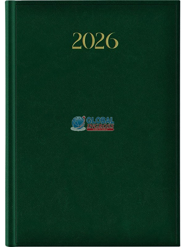 AGENDA 2026 17x24 MADRID VERDE SETTIMANALE