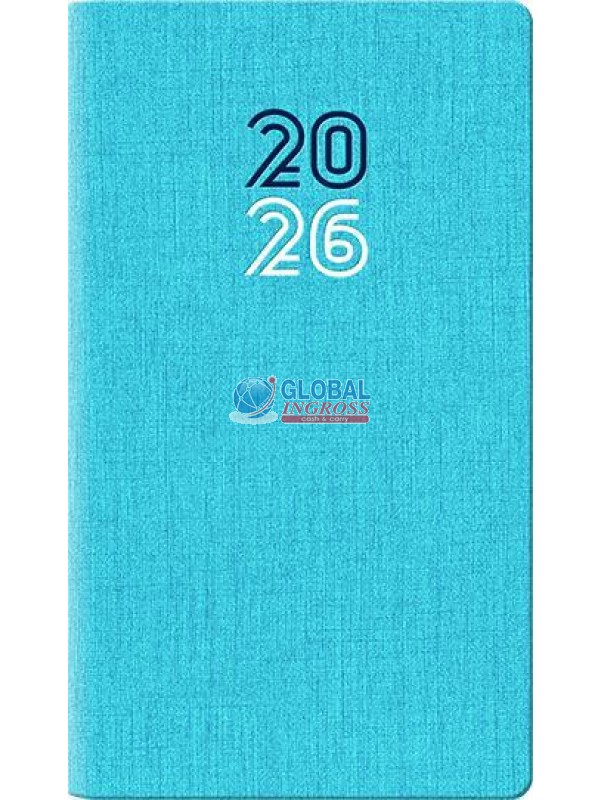 AGENDA 2026 8x14 CARIBEAZZURRO SETTIMANALE VERT.