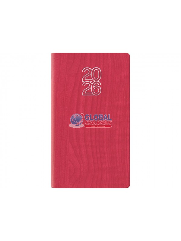 AGENDA 2026 8x14 VERTIGO ROSSO SETTIMANALE VERT.