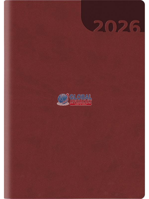 AGENDA 2026 A5 FLEX THERMO ROSSICCIO PRINT GIORNALIERA S/D