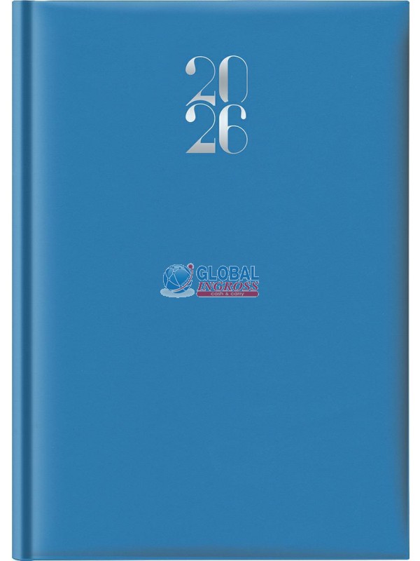 AGENDA 2026 A4 GOMMATO AZZURRO GIORNALIERA