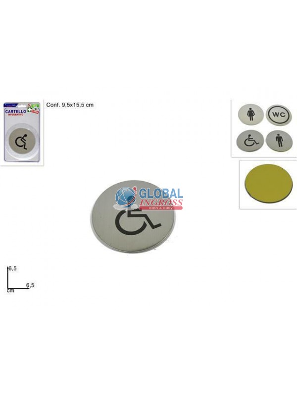 TARGHETTA ACCIAIO ASS.