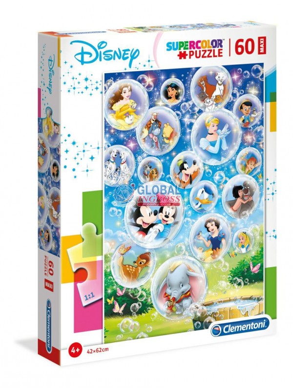 PUZZLE MAXI 60 PERSONAGGI DISNEY.