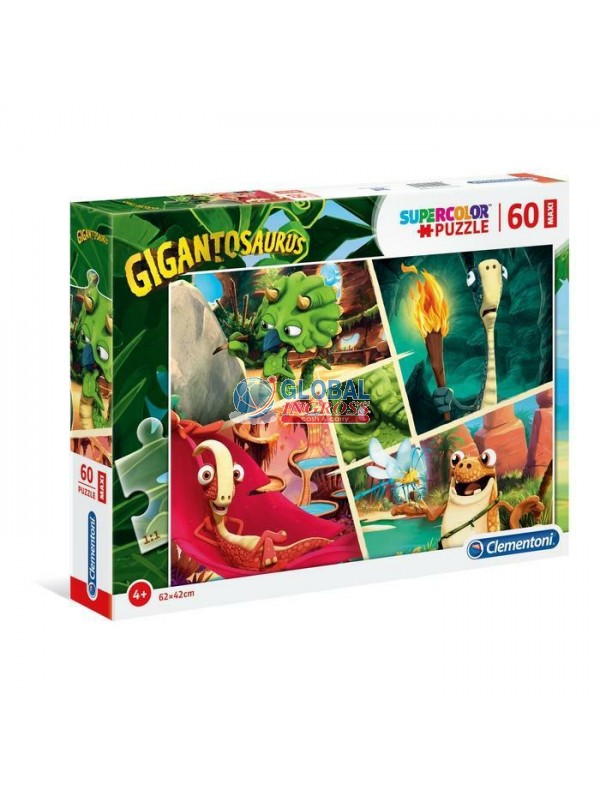 PUZZLE MAXI 60 GIGANTOSAURUS.