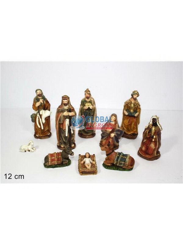 NATIVITA' 12cm 10pz CHIARA