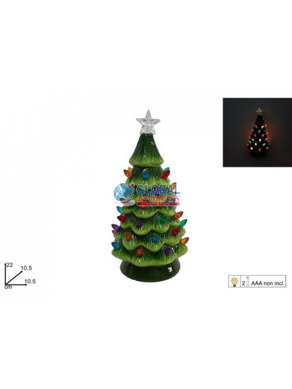 ALBERO NATALE C/LUCINE 22cm