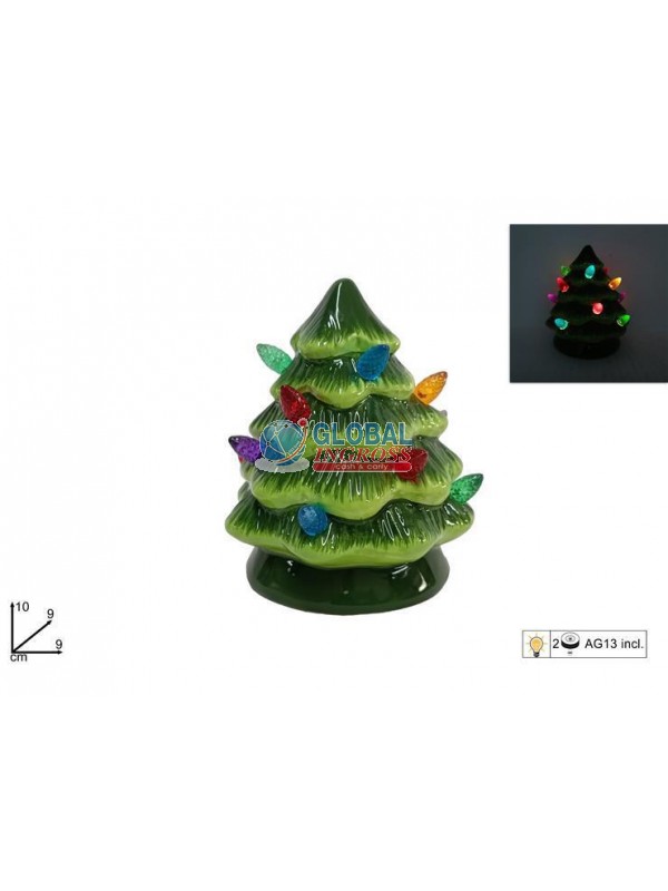 ALBERO NATALE C/LUCINE 10cm