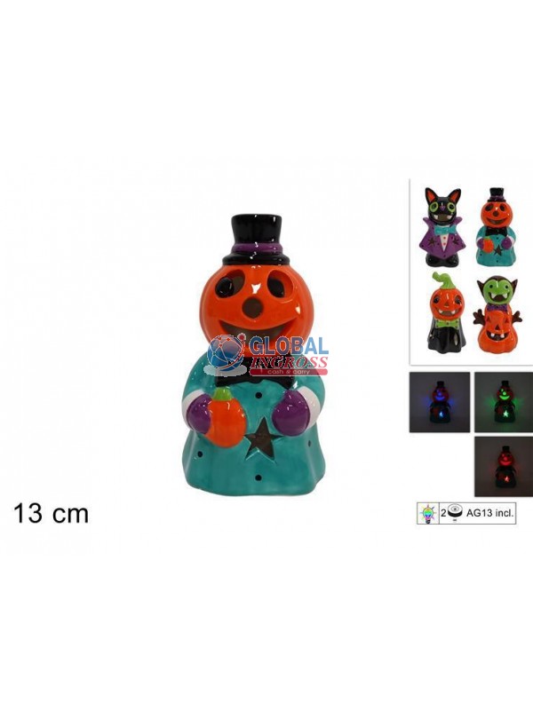 SOGGETTI HALLOWEEN C/LUCE 13cm