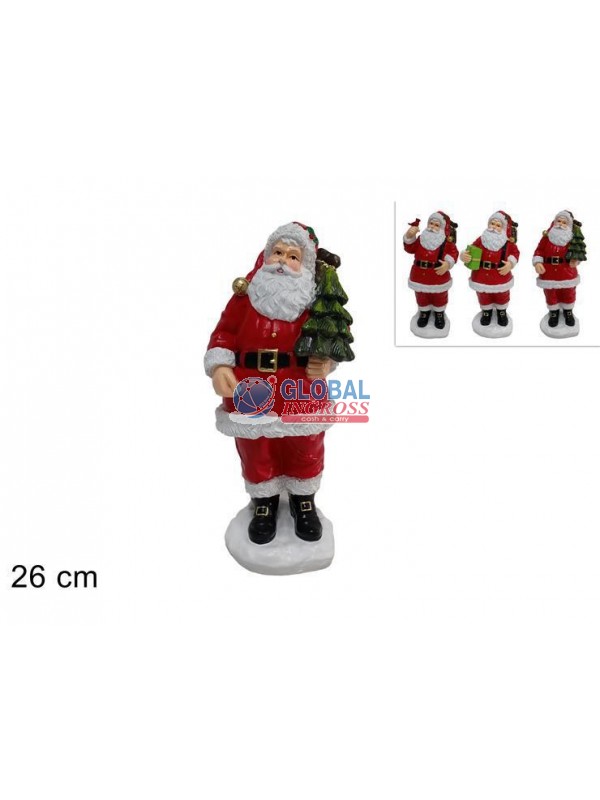 BABBO NATALE CERAMICA 26cm