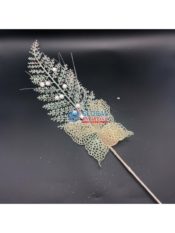 STELO BIANCO C/BACCHE EFARFALLE