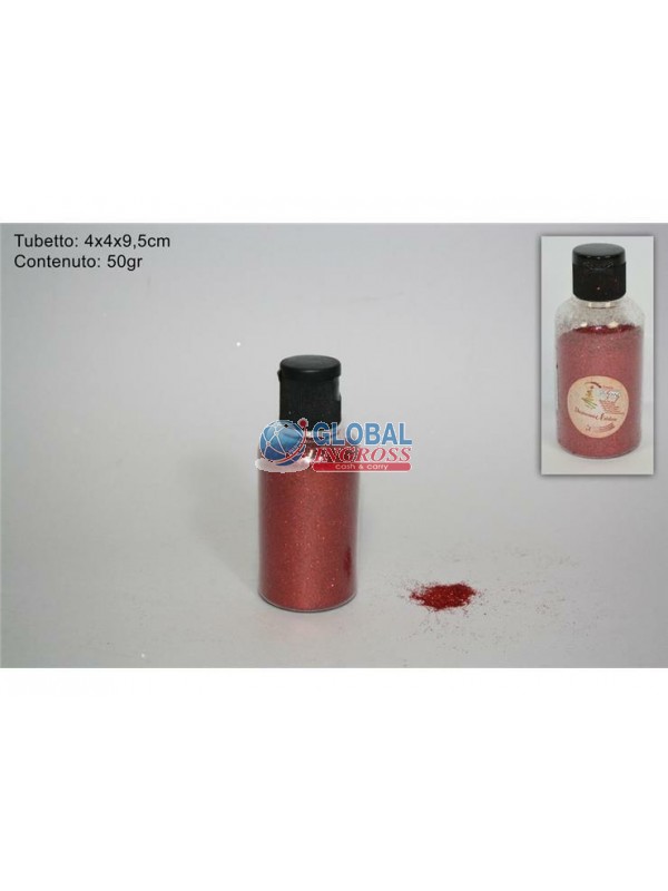 GLITTER SABBIA ROSSO 50gr