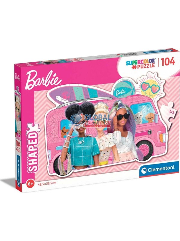 PUZZLE 104 BARBIE SHAPED