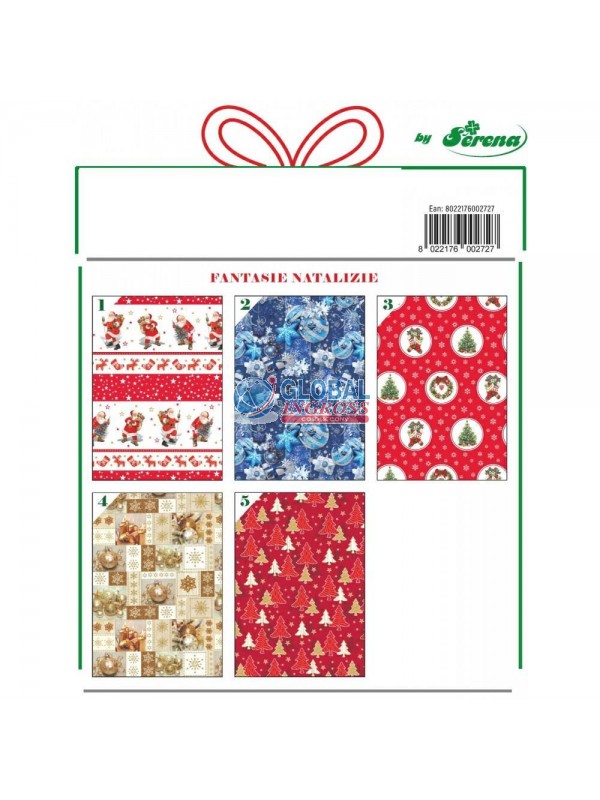 ROTOLO CARTA NATALE 1x3mt