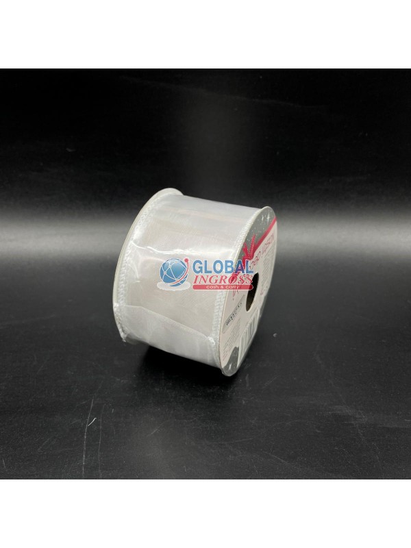 NASTRO ORGANZA BIANCO cm5x2,7mt