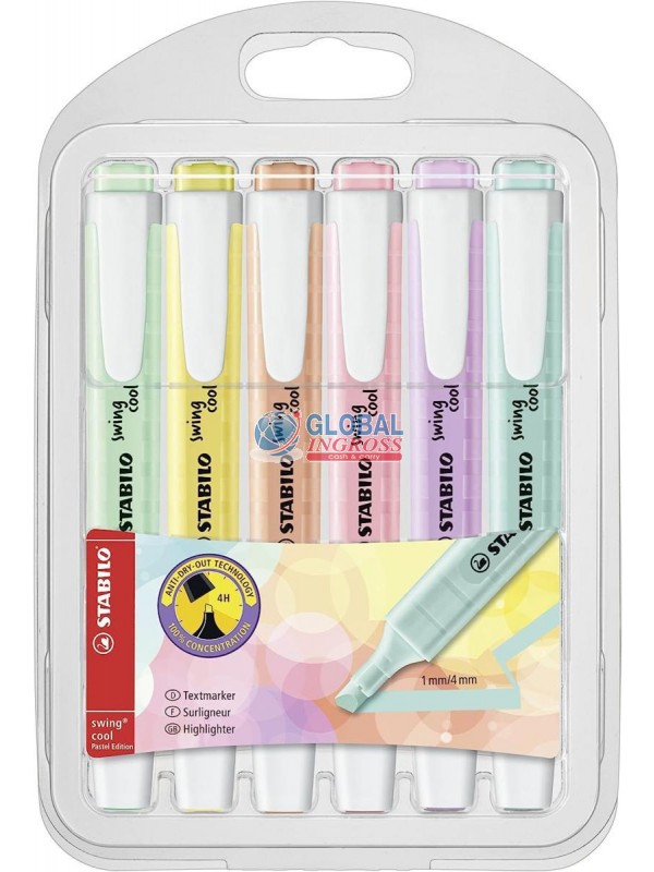 STABILO SWING 6pz COLORI PASTEL