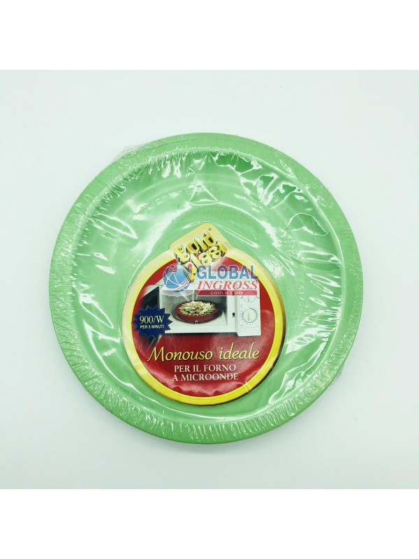 PIATTINI DESSERT VERDI 10PZ.