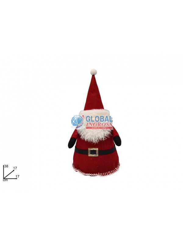 BABBO NATALE 38cm TESSUTO