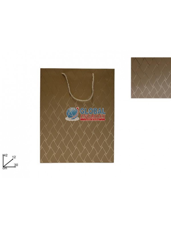 SHOPPER TRAPUNTA ORO C/ORO 30x42
